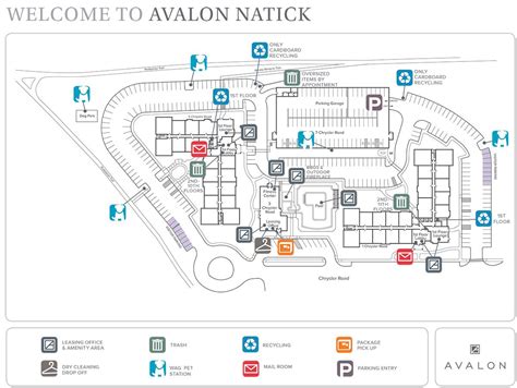 natick mall parking map.